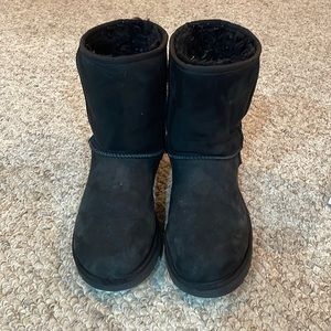 UGG Classic black with Metallic back
